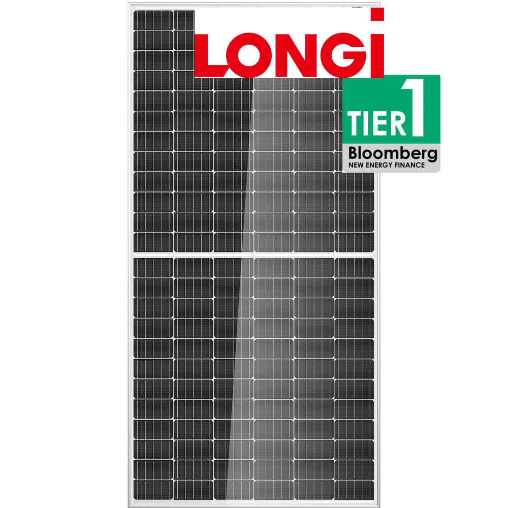 Panel solar bifacial Longi 615w