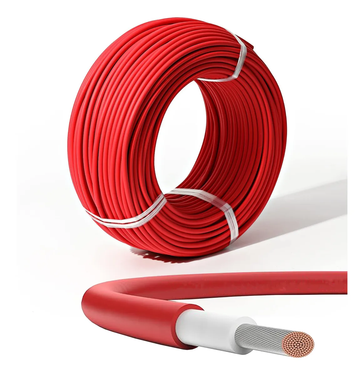 Cable solar 6mm2 rojo x metro